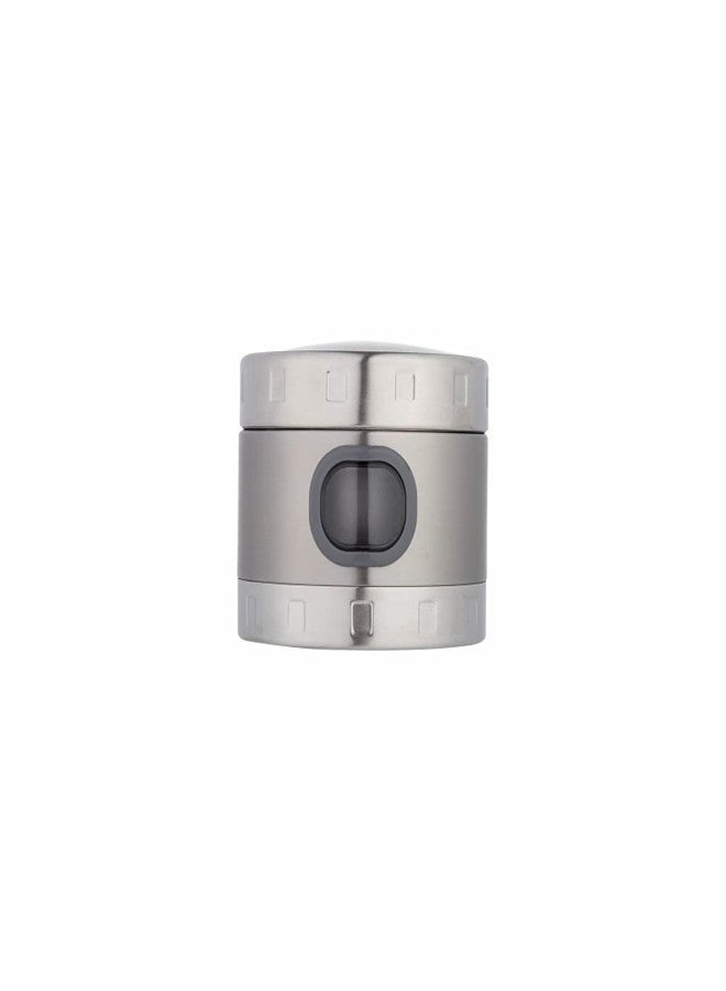 DUBBLIN Stainless Steel Storage jar container Fresher screw lid transparent visible window food safe steel Storage container 500 ml, 1 Piece, Silver - Image 1